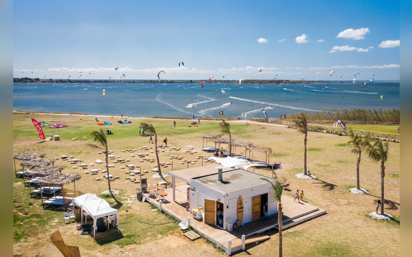 I kite sulla laguna dello Stagnone di Marsala