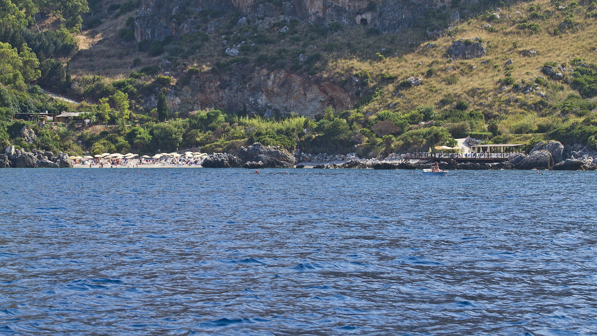 La costa di Calampiso, a San Vito Lo Capo